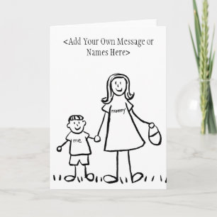 Maman et moi - Customiser des cartes de voeux ou d
