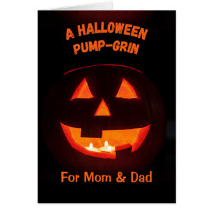 Maman et papa Halloween Cute Jack o' Lantern