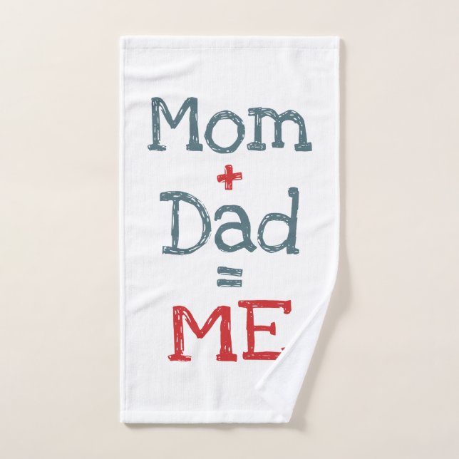 Maman et papa sont moi (Serviette à main)
