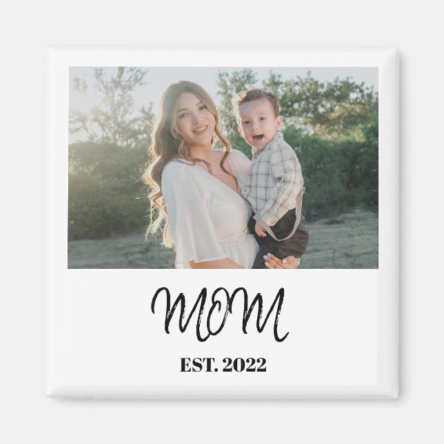 Maman établie, cadeau Magnet  (Devant)