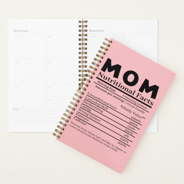 Maman Faits nutritionnels (Devant avec enveloppe)
