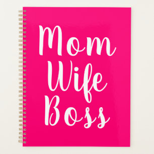 Maman femme patron hot rose script personnalisé él