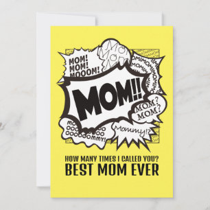 MAMAN ! Fête des mères grâce aux cartes