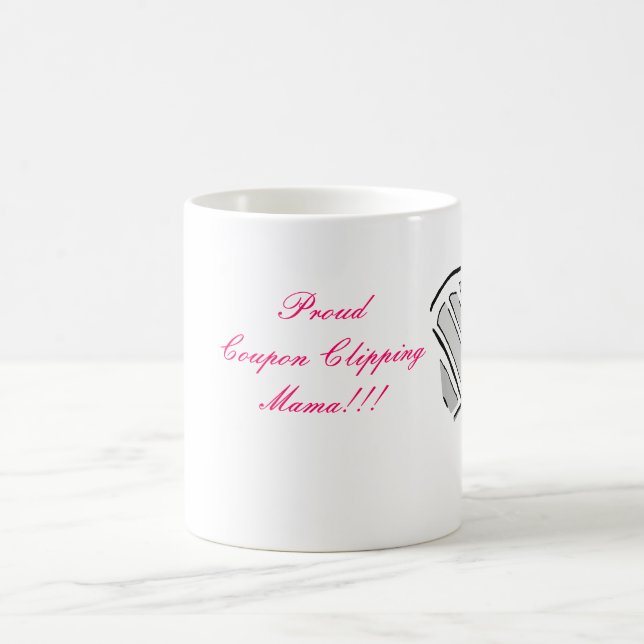 Maman fière de coupure de bon ! ! Tasse (Centre)