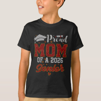 Maman fière d'un T-shirt de senior 2026 Diplômé 20