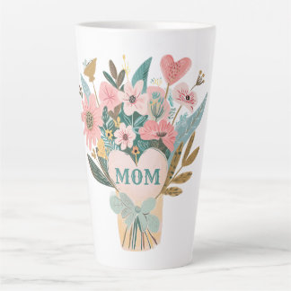 Maman Fleur Bouquet Latte Mug