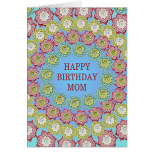 Maman Fleurs de Crochet d'anniversaire