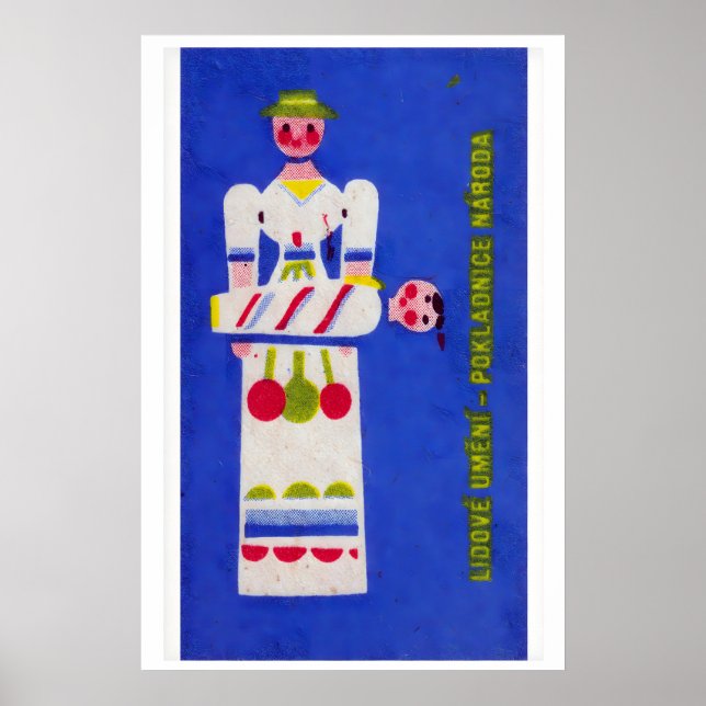 Maman Folk tenant un enfant - Impression Matchbox  (Devant)