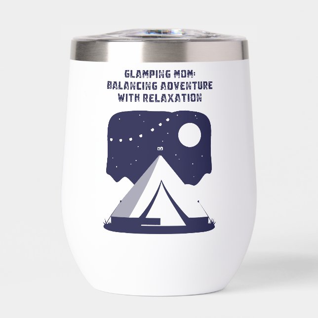 Maman Glamping Équilibrant Aventure et Détente (Avant)