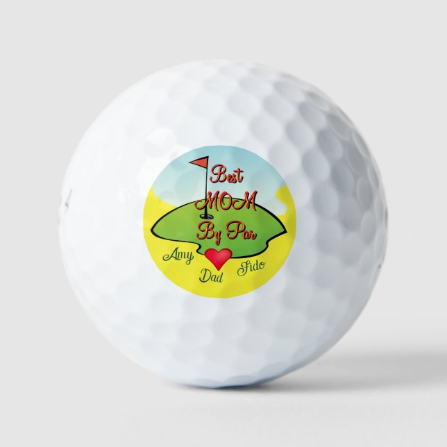 Maman golfeuse  balles de golf (Devant)