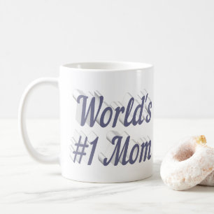 Maman grise demi-texte tasse de café