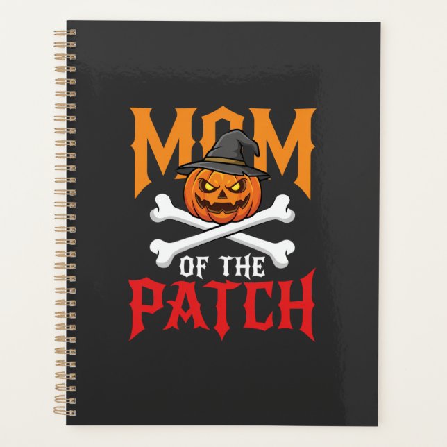 Maman Halloween de Patch Pumpkin Sorcière (Devant)