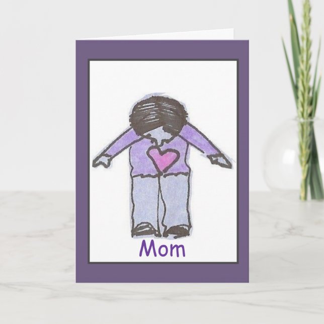Maman, je t'aime - Carte (Devant)