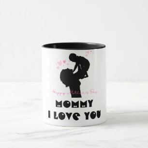 Maman Je T'Aime Mug - Cadeau De Coeur