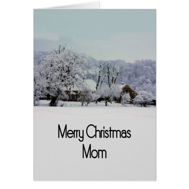 Maman Joyeuse carte de Noël (Devant)