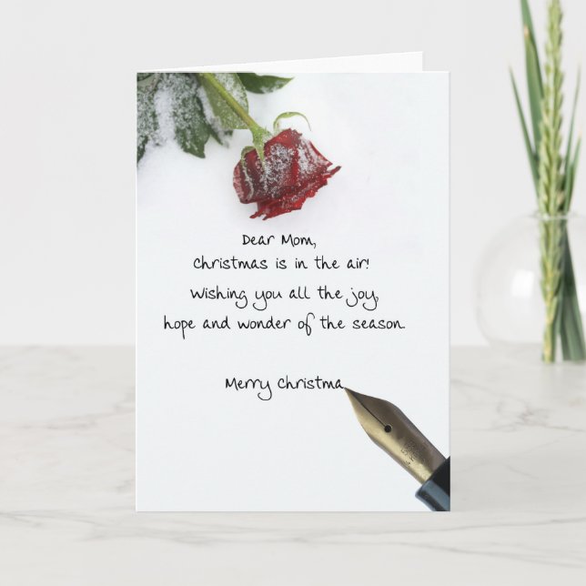 Maman Joyeuse carte de Noël (Devant)