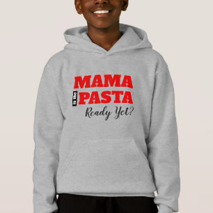 Maman, les pâtes sont-elles prêtes ? T-shirt pour