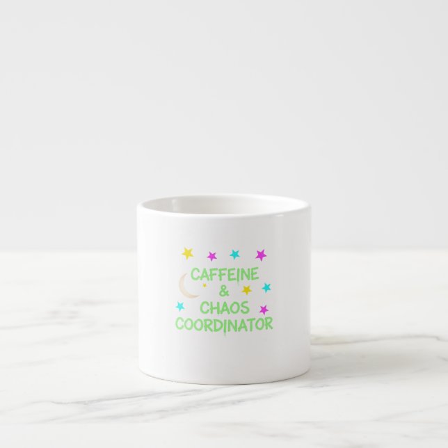Maman Life Mug Caffeine & Chaos Coordinateur pour  (Devant)