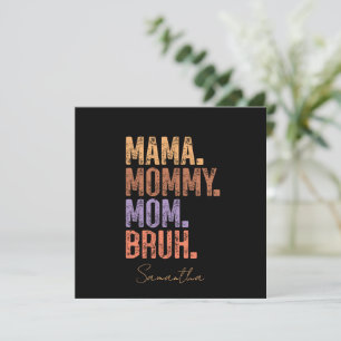 Maman. Maman. Maman. Bruh