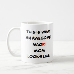 maman maorie, superbe tasse à café