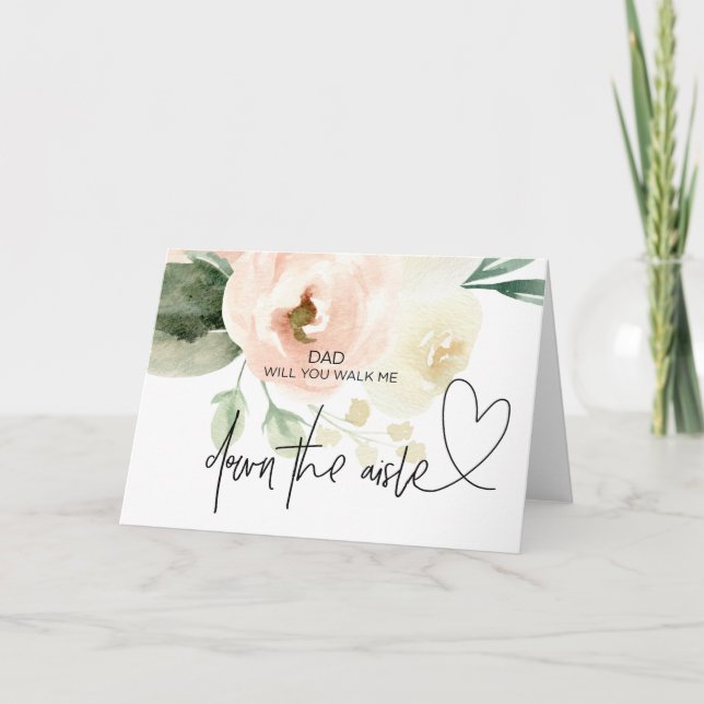 Maman me fera descendre la carte Mariage Aisle (Devant)