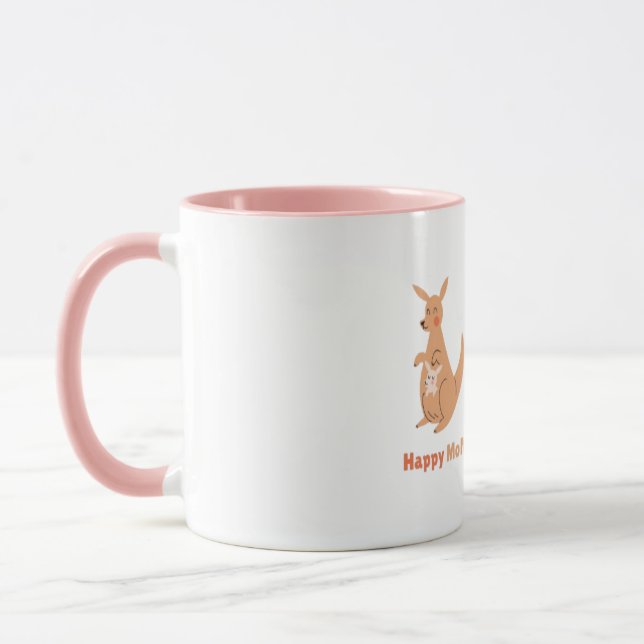 Maman mignonne Mug Happy Kangaroo (Gauche)