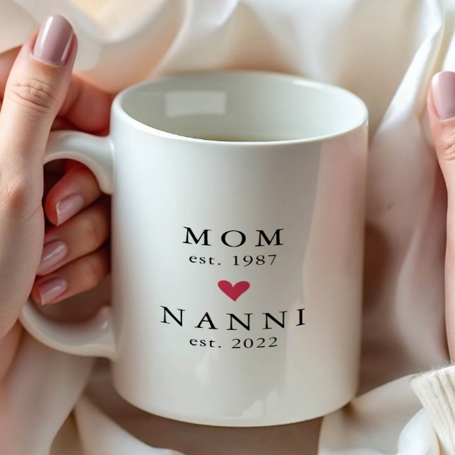 Maman Moderne | Nanni Année de création. Tasse à c (Créateur téléchargé)