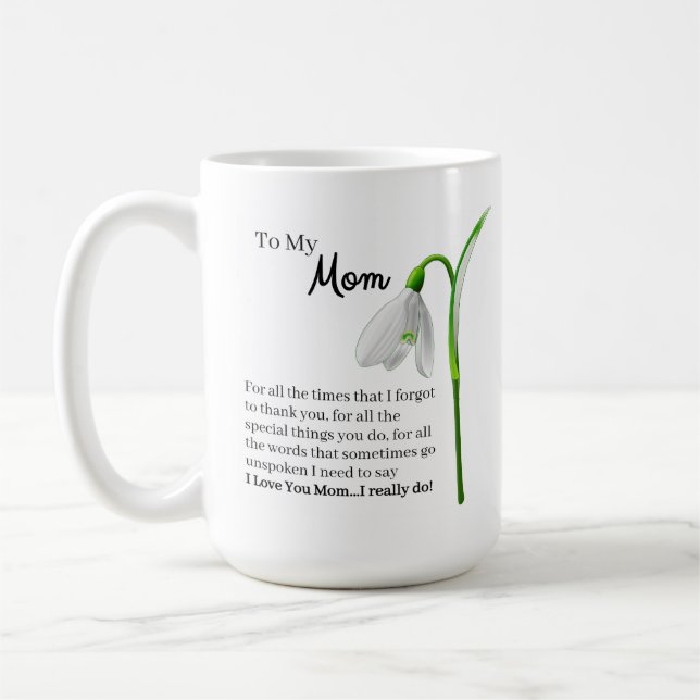 Maman Mug de café (Gauche)