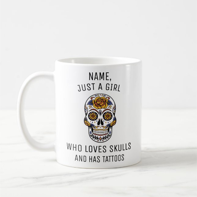 Maman Mug personnalisée, Juste une fille qui aime  (Gauche)