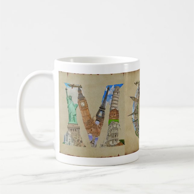 Maman Mug qui voyage dans le monde : (Gauche)
