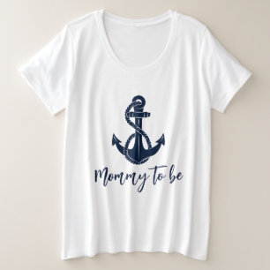 Maman nautique pour être Baby shower d'Ancre Perso