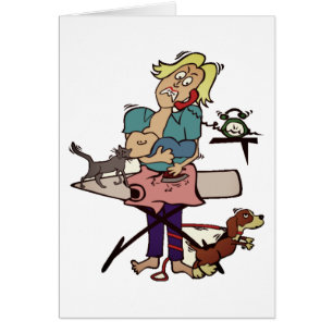 Maman occupée peut tout faire, carte de fête des m