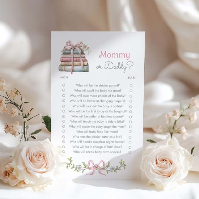 Maman ou papa Pink Bow fleur sauvage Storybook jeu (Créateur téléchargé)