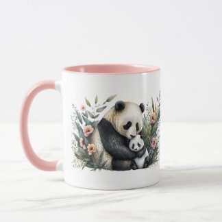 Maman Panda et Cub Mug
