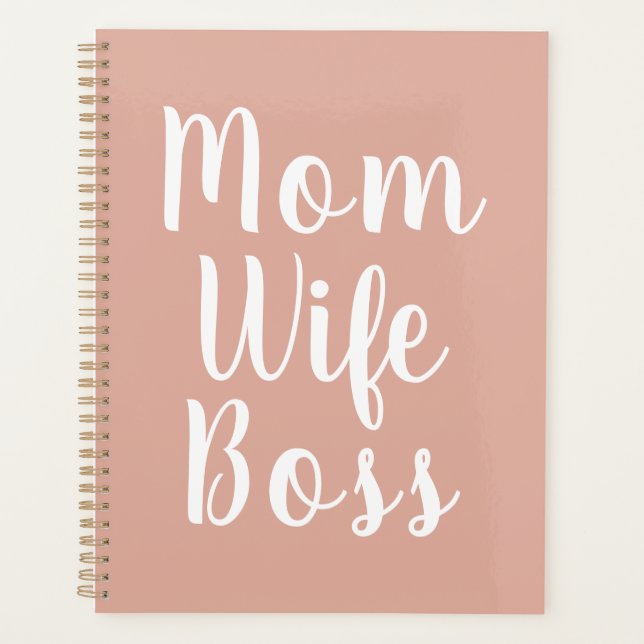 Maman patron femme dusty rose script personnalisé  (Devant)