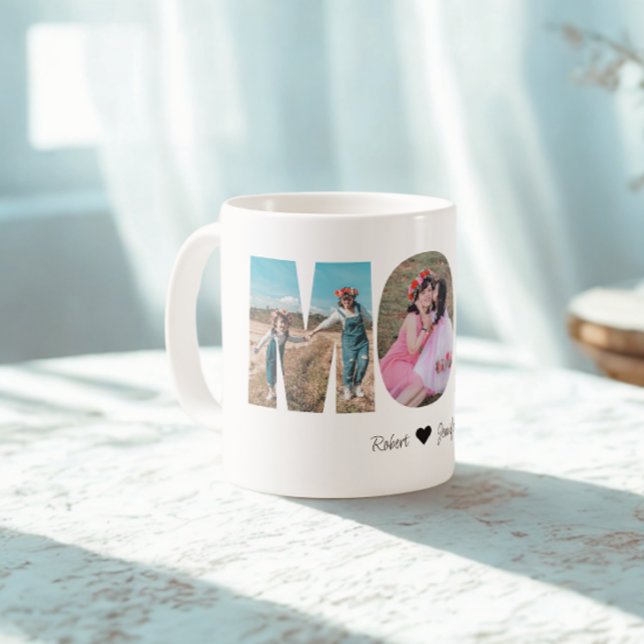 Maman Photo Collage Mug pour la fête des mères (Créateur téléchargé)