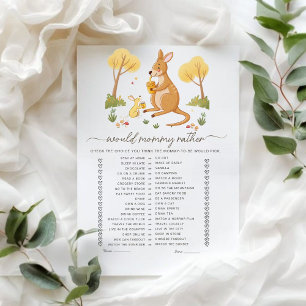 Maman Plutôt Woodland Kangaroo Baby shower