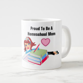 Maman qui fait l'école à la maison - Grand Mug
