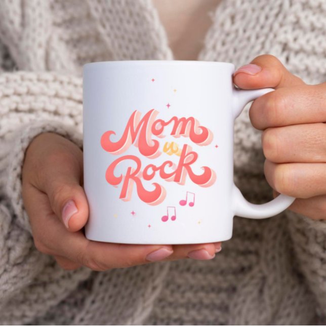 Maman Retro Typography mug (Créateur téléchargé)