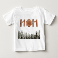 Maman Rustic Green Trees Baby T-shirt