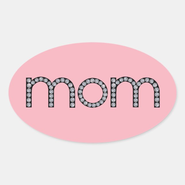 Maman sticker bling (Devant)