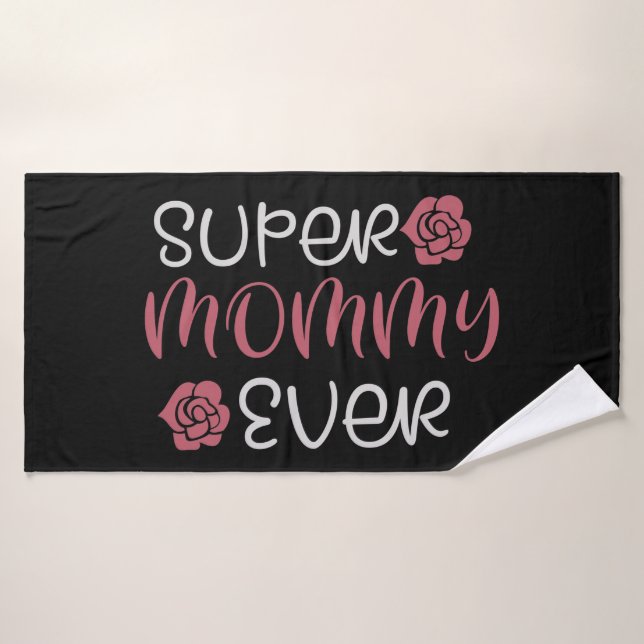 Maman - Super Maman Serviette de Bain (Serviette de bain)