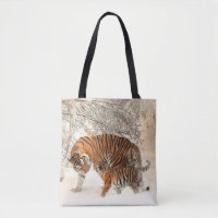 maman tigre et sac fourre-tout bébé