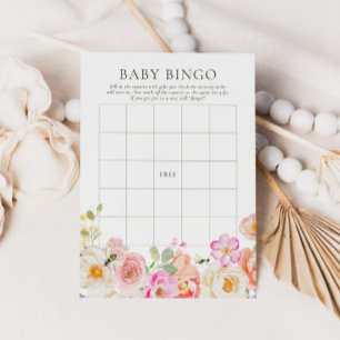 Maman to Bee Floral Aquarelle Bingo Bingo Jeu