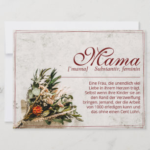 Maman - tout simplement irremplaçable - Bouquet