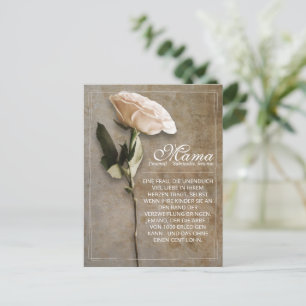 Maman - tout simplement irremplaçable - carte de v