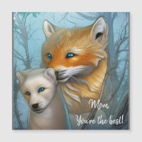 Maman Tu es le meilleur - Fox et bébé