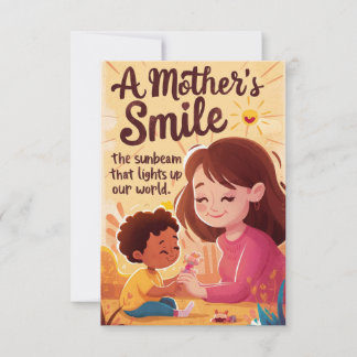 "Maman, tu es ma Sunshine Forever" cartes de voeux