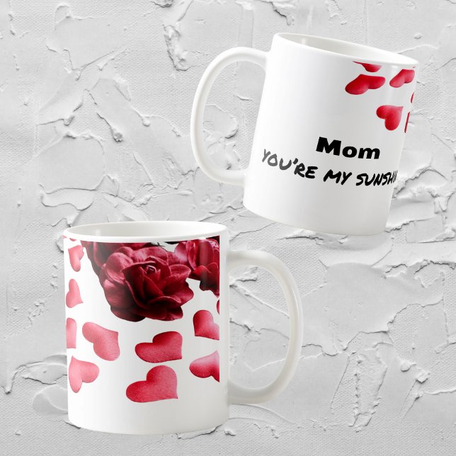 "Maman, tu es ma Sunshine" Mignonne cadeau Mug pou (Créateur téléchargé)