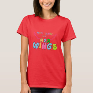"Maman, tu es son aile" T-shirt femme - Heartfe
